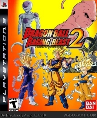 Dragon Ball Raging Blast 2 Playstation 3 Box Art Cover By Thebloodymagic