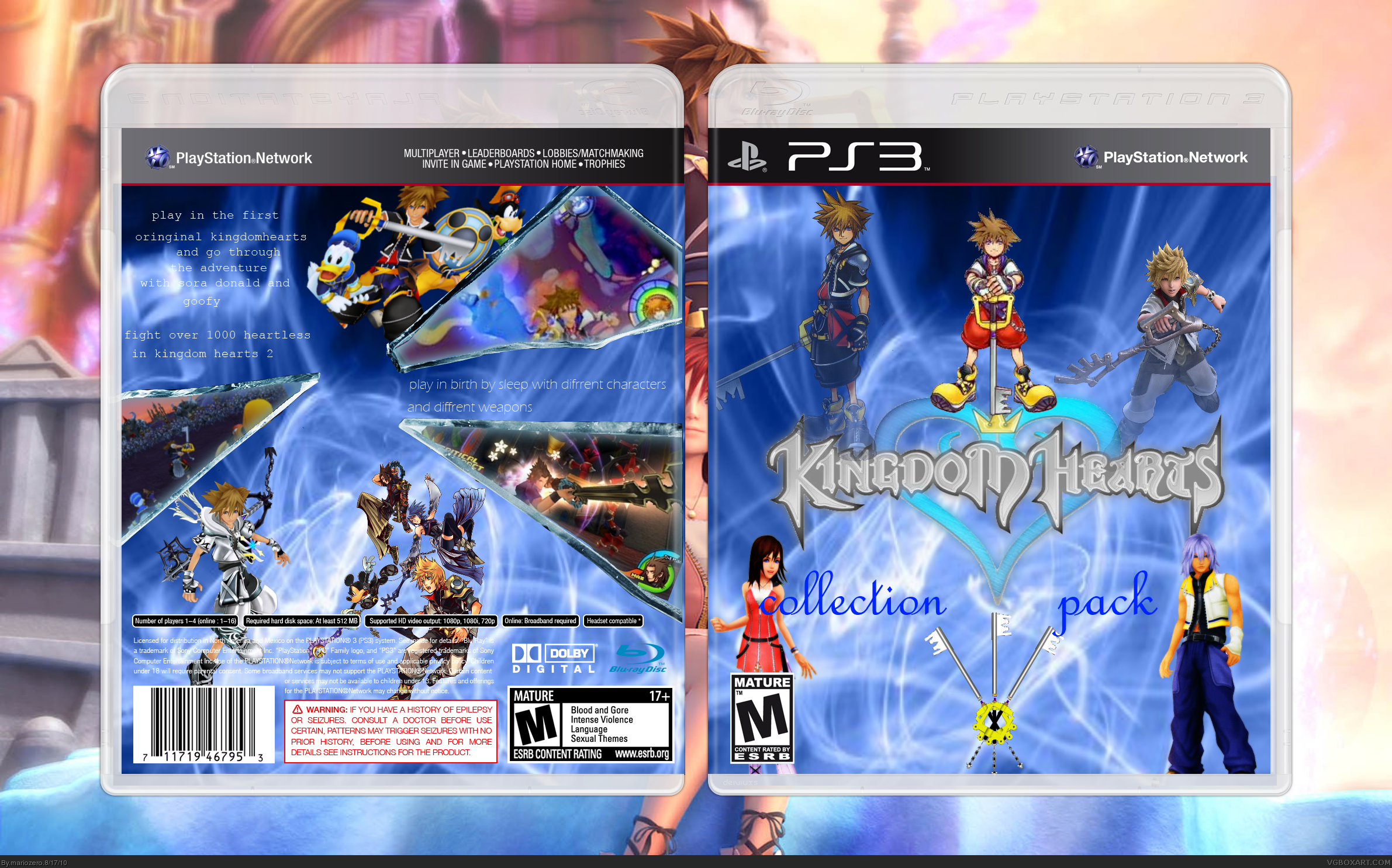 kingdomhearts collection pack box cover