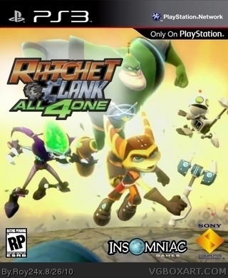 Ratchet and Clank: All 4 One box cover