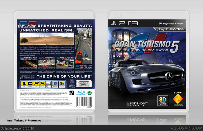 Gran Turismo 5 box art cover