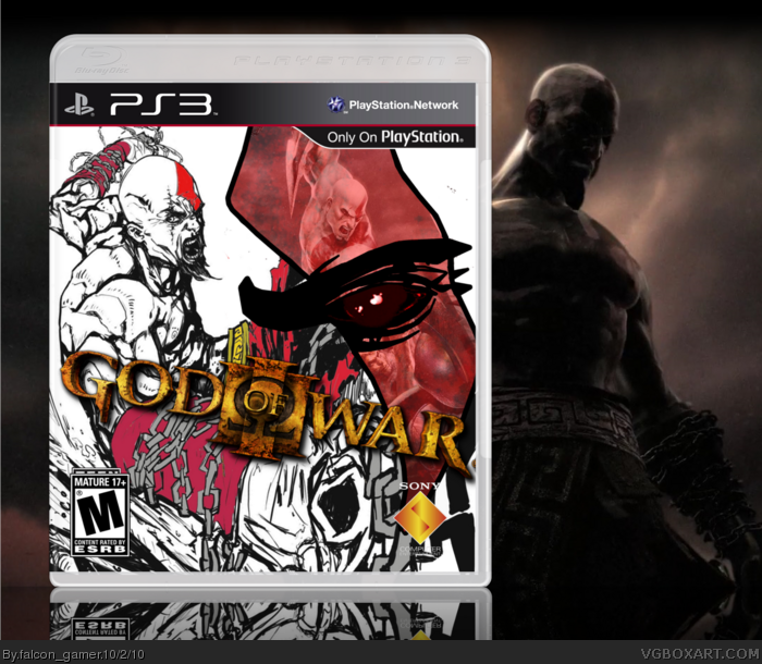 God of War III PlayStation 3 Box Art Cover by tleeart