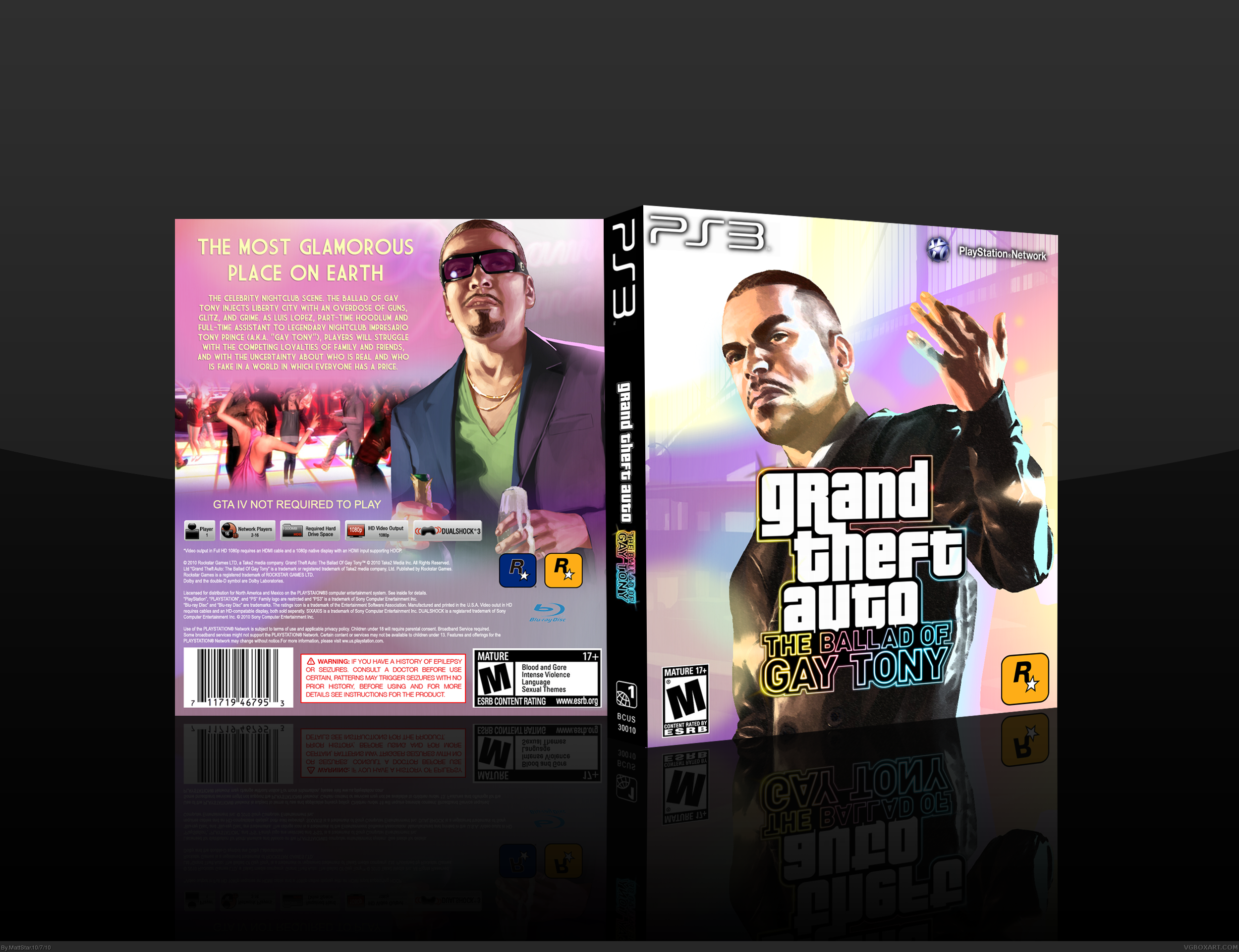 Grand Theft Auto IV The Ballad Of Gay Tony box cover