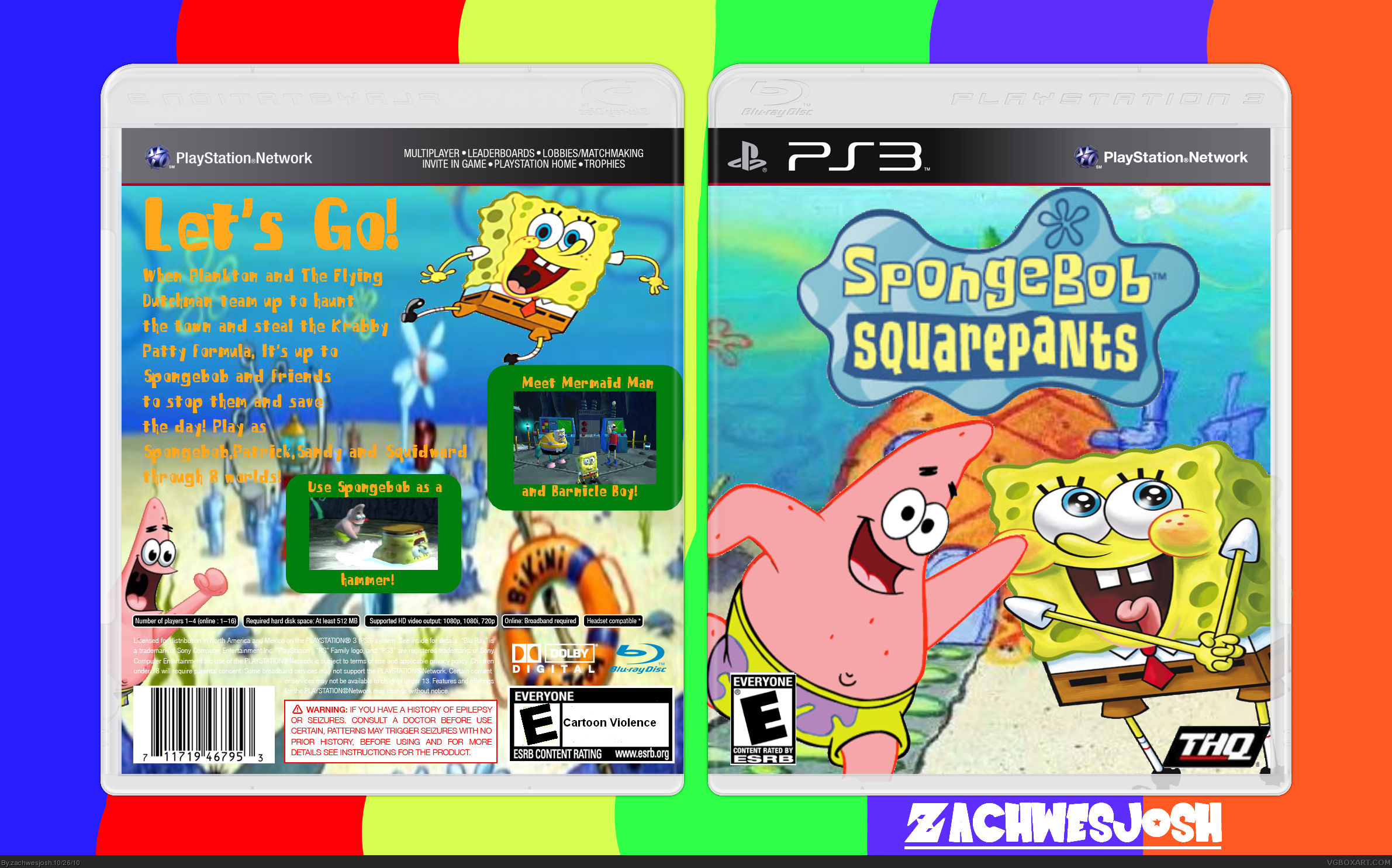 Spongebob Squarepants The Video Game box cover