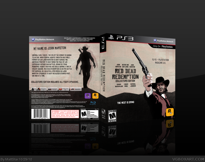 Red Dead Redemption: Collectors Edition box art cover