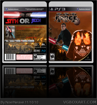 Star Wars The Force Unleashed 3 box art cover