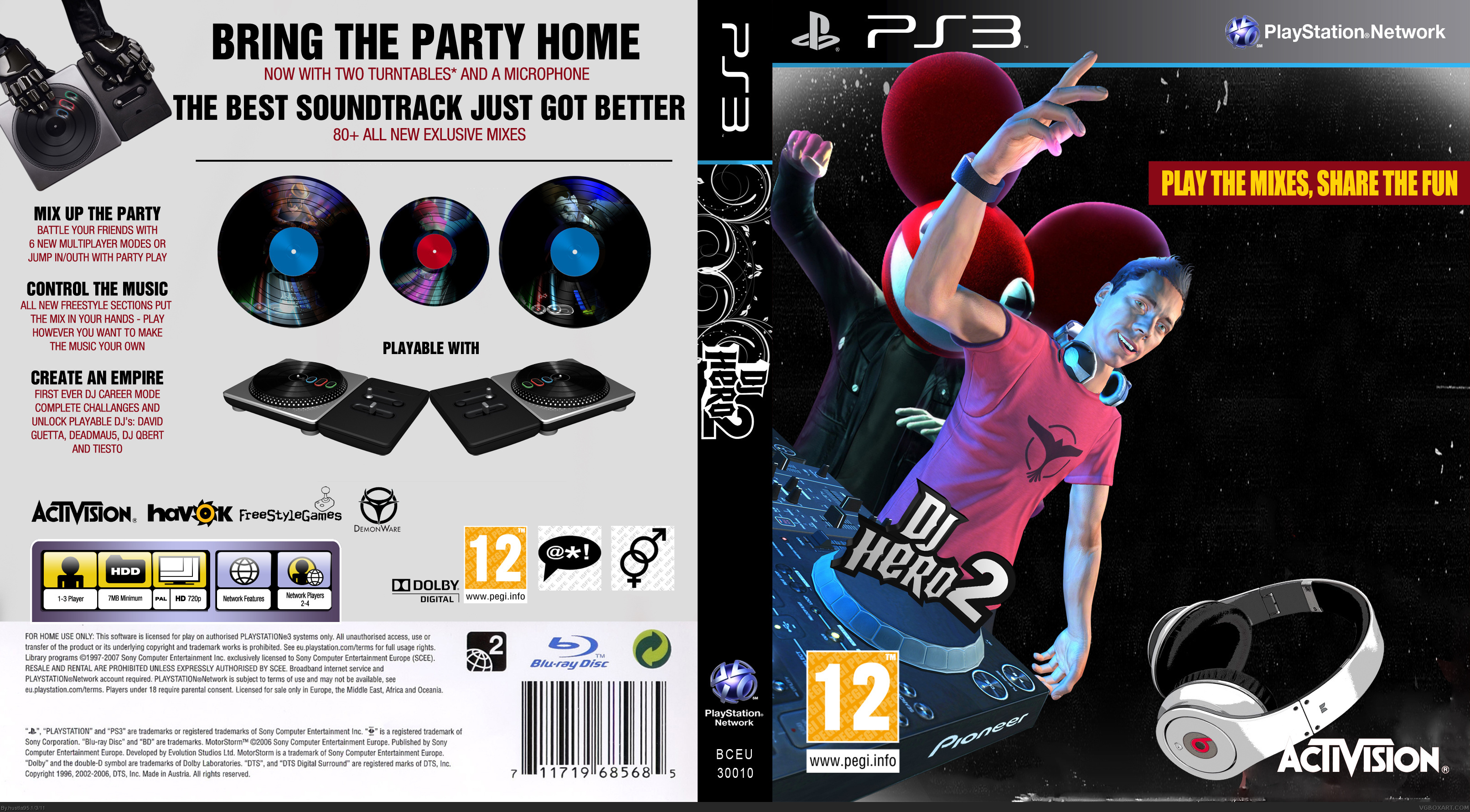 DJ Hero 2 box cover