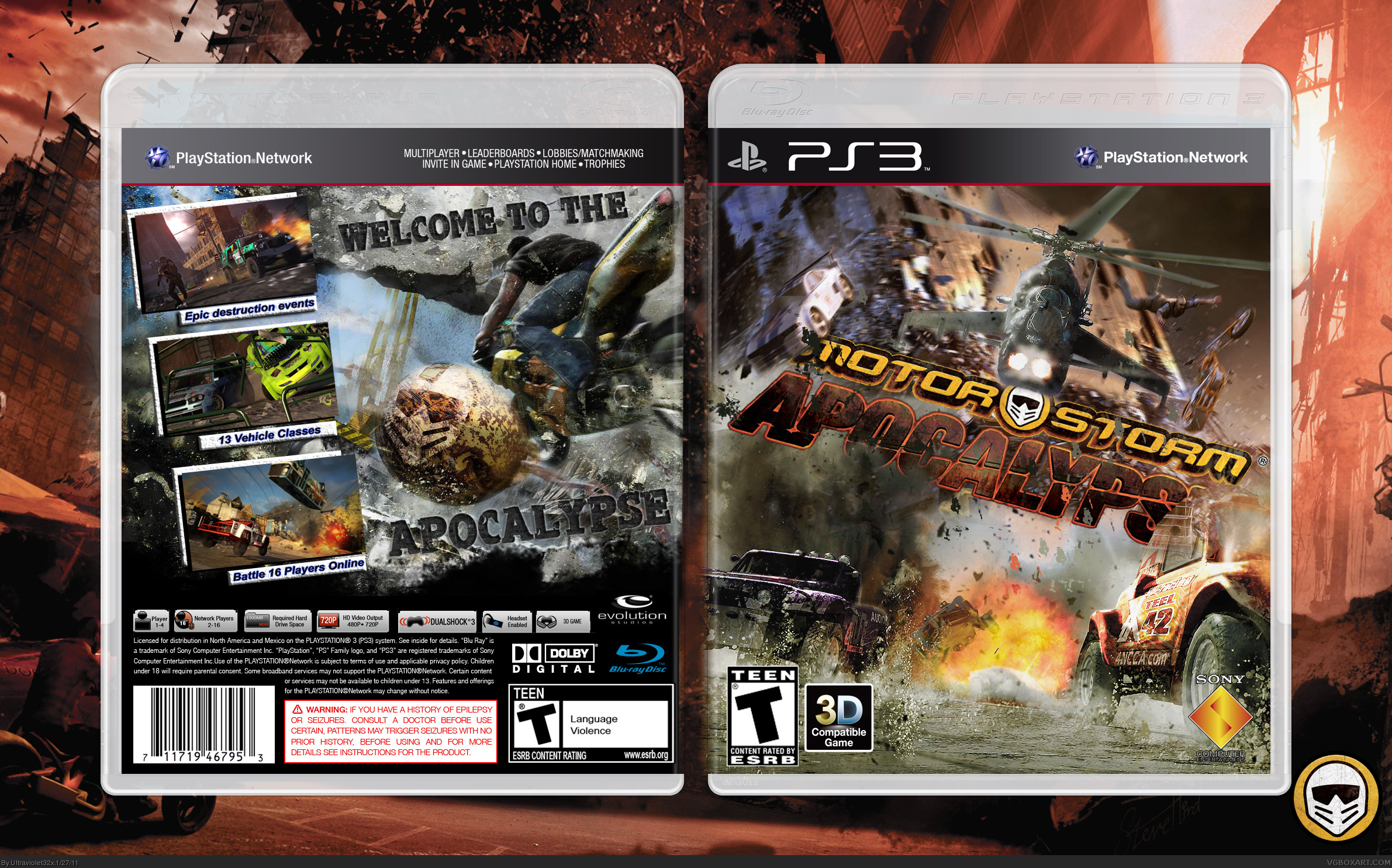 Motorstorm 3: Apocalypse box cover