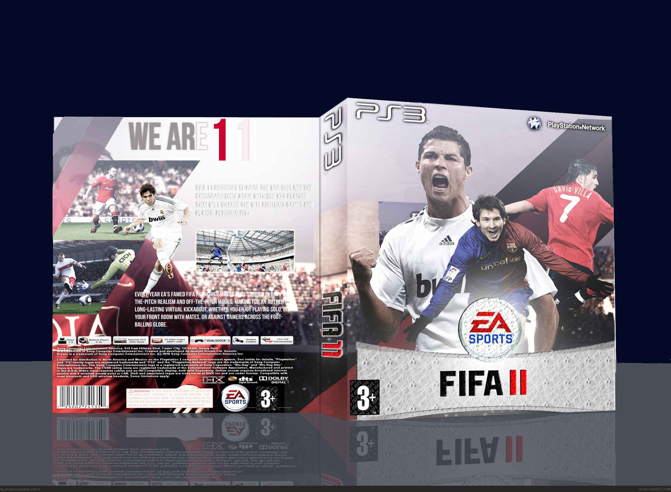 Viewing full size FIFA 11 box cover