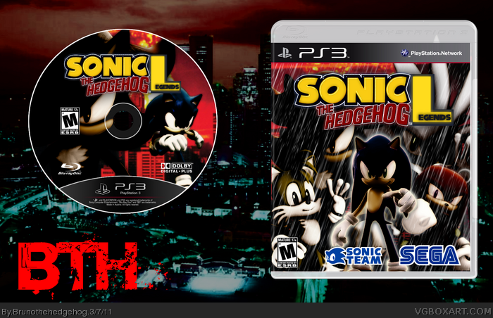 Sonic the Hedgehog Legends box art cover