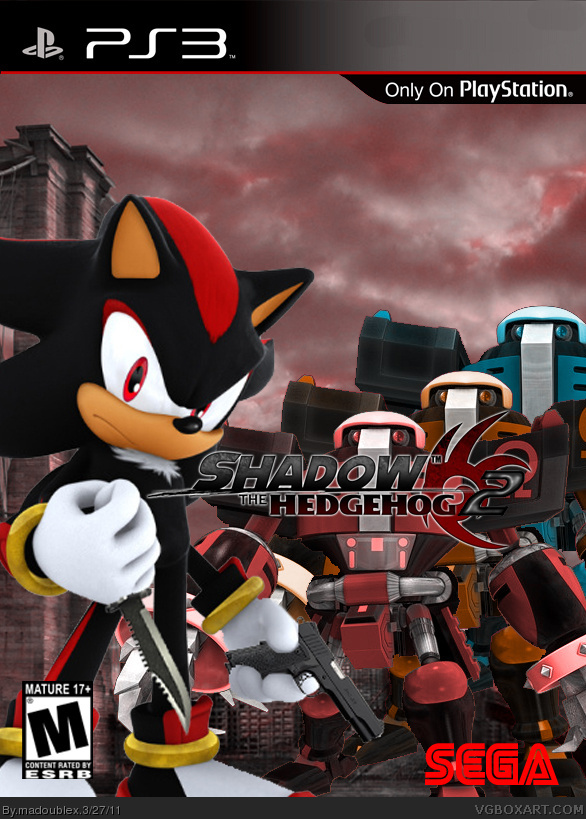 Sonic vs Shadow PlayStation 3 Box Art Cover by Blazyx