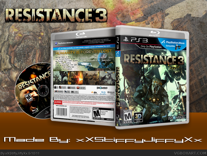 Resistance 3 box art cover
