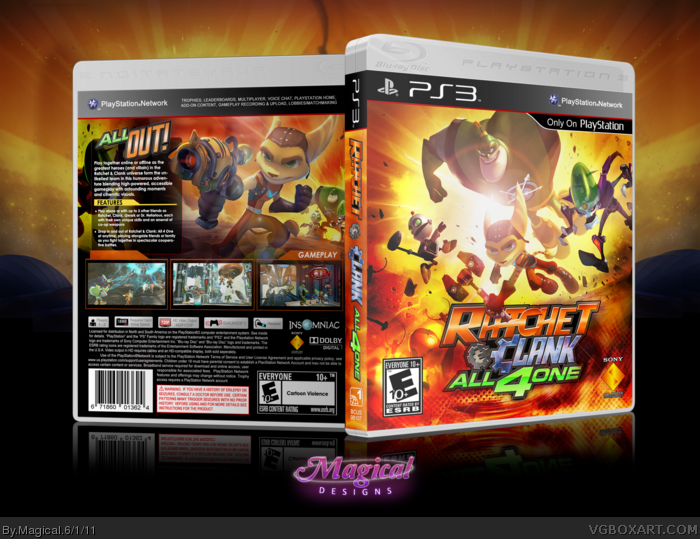 Ratchet & Clank: All 4 One box art cover