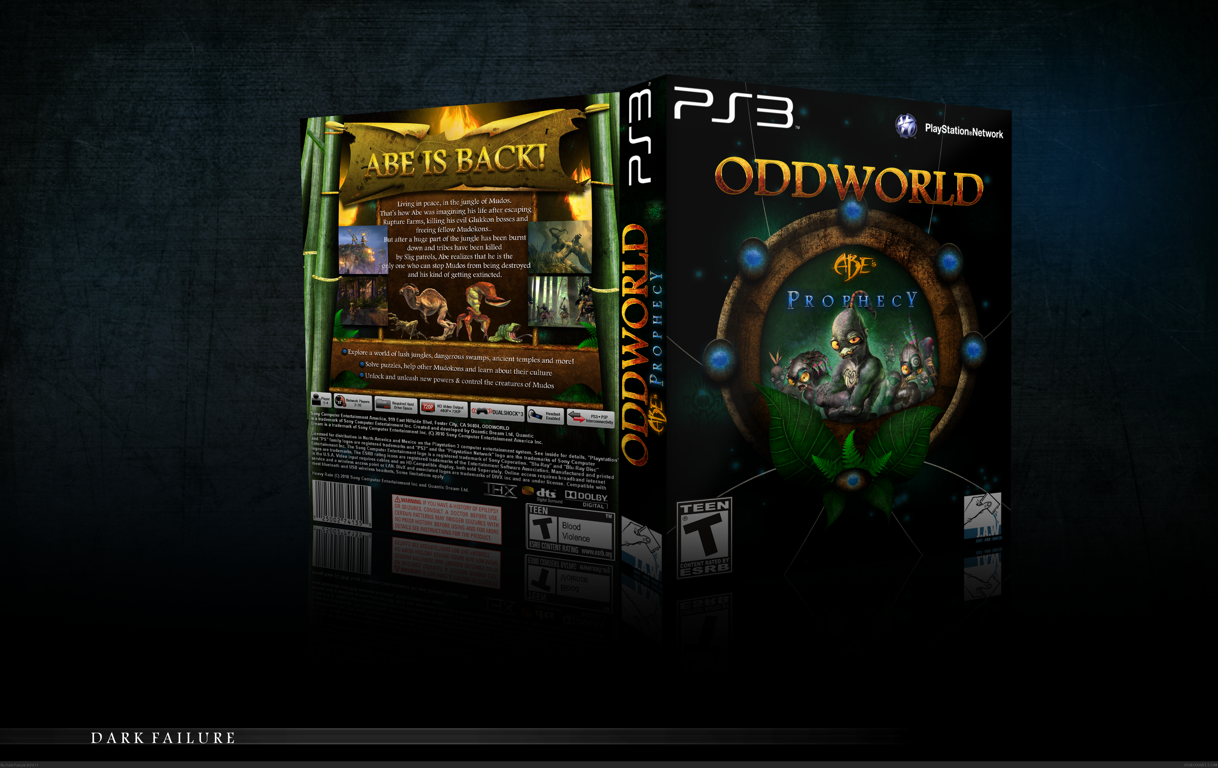 Oddworld: Abe's Prophecy box cover