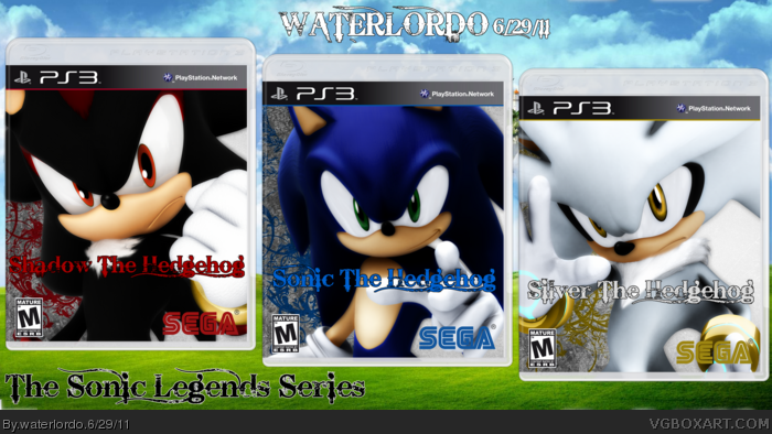 The Sonic Legends Series box art cover