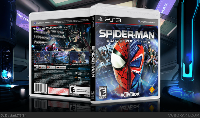 Spider-Man; Edge of Time PlayStation 3 Box Art Cover by Bastart