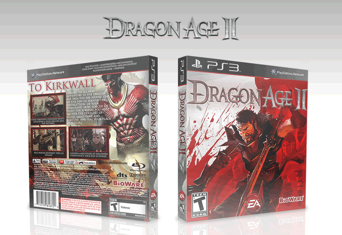 Dragon Age 2 box cover