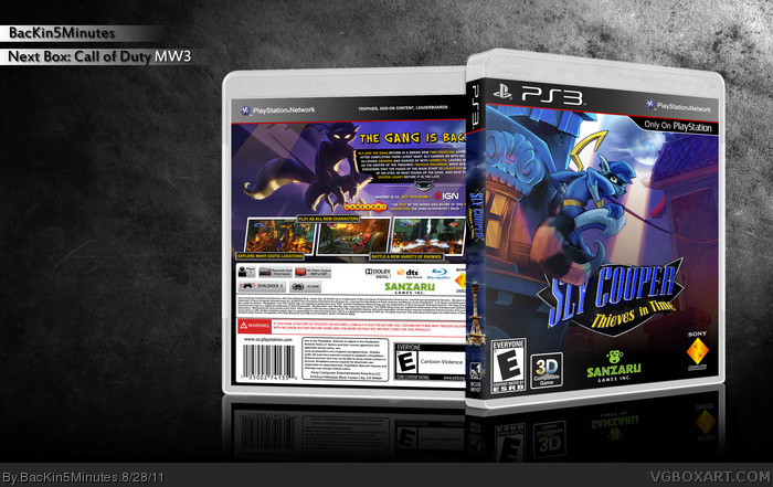 Sly Cooper: Thieves in Time box art cover