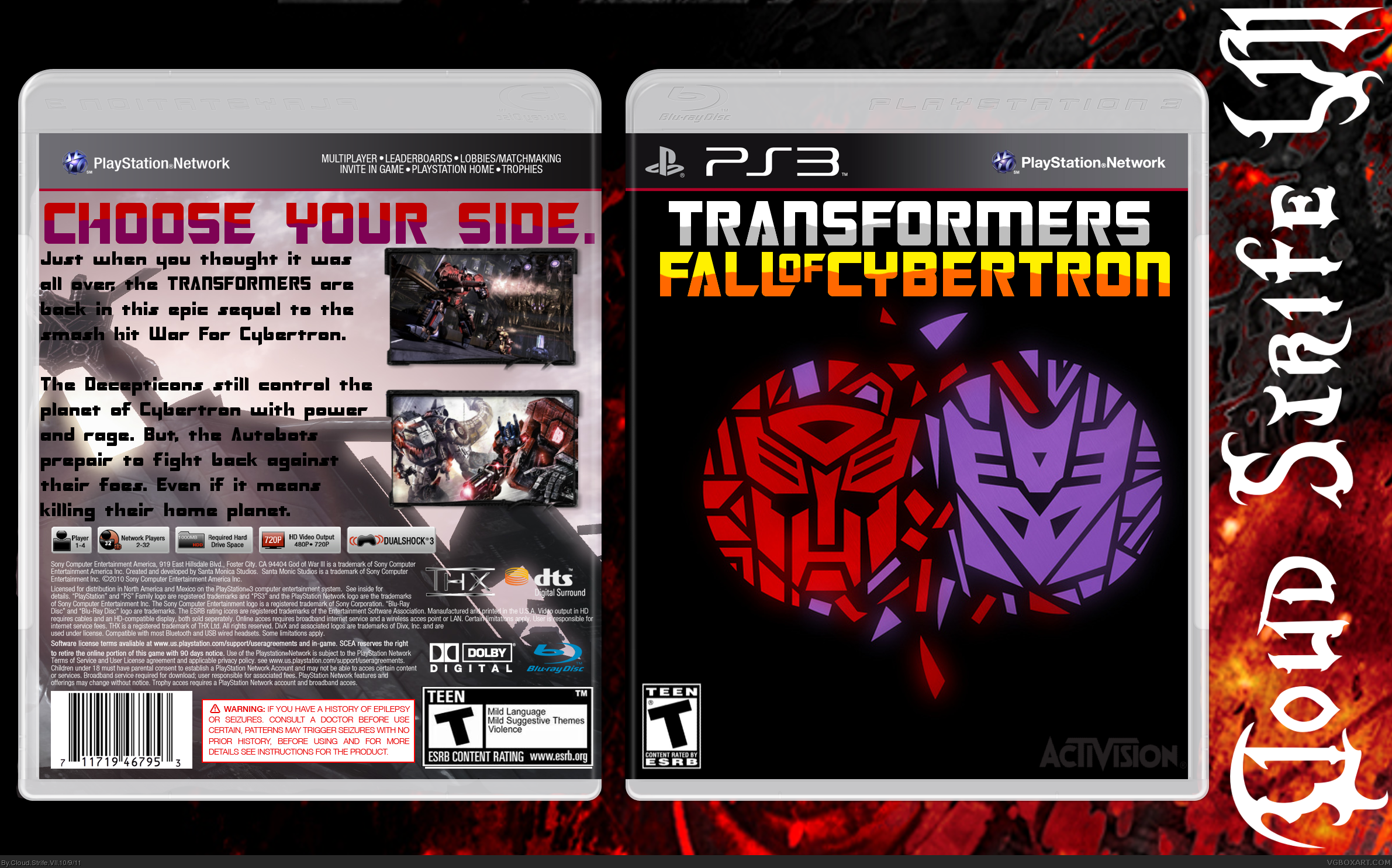 Transformers: Fall of Cybertron box cover