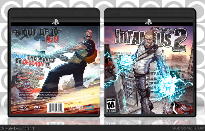 inFAMOUS 2: Limited Edition box art cover