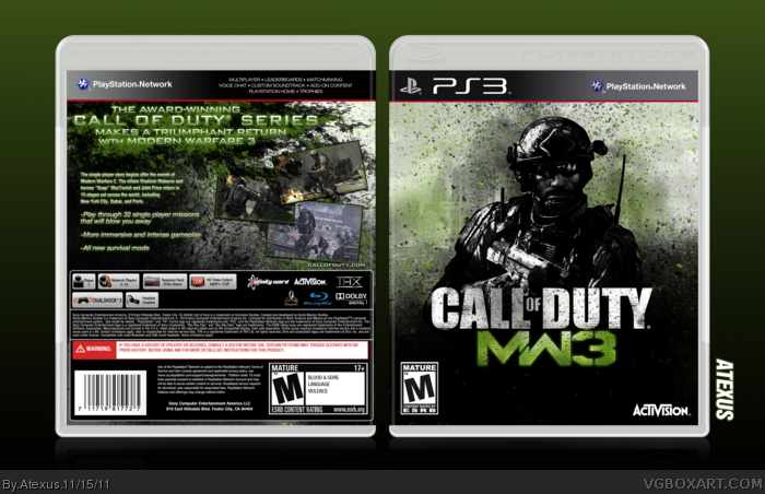 Activision Call of Duty: Modern Warfare 3 - Playstation 3 