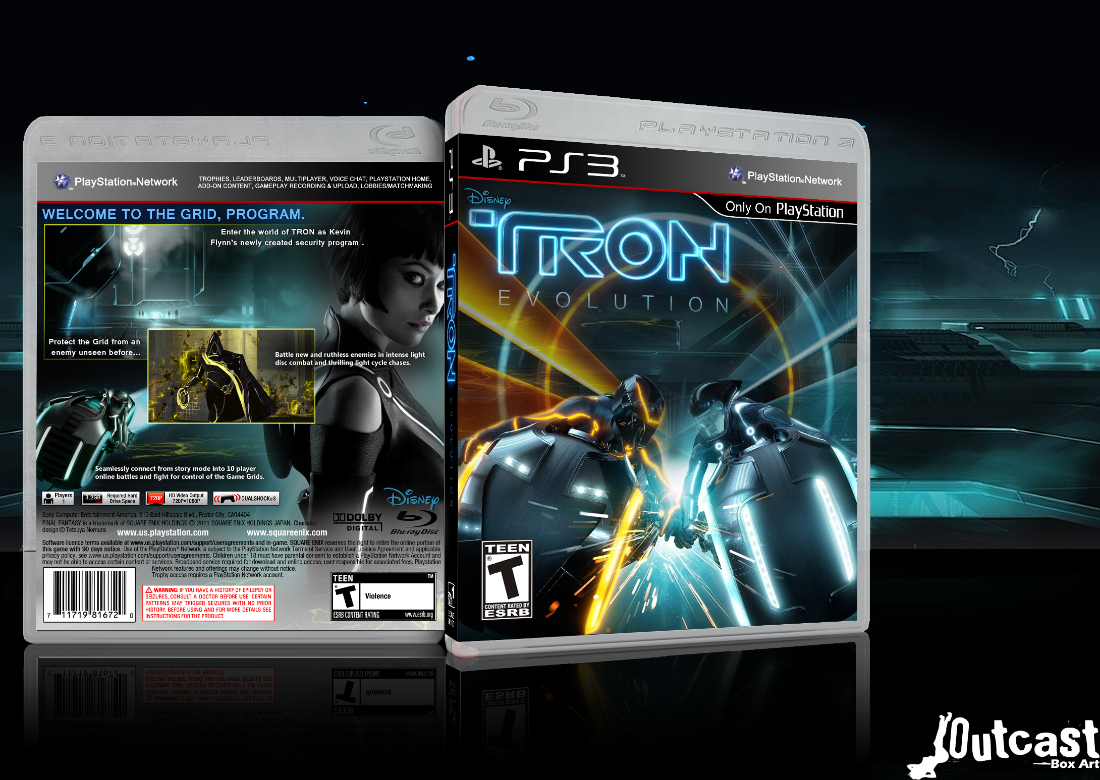 Tron Evolution box cover