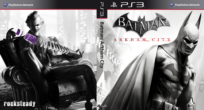 Batman: Arkham City PlayStation 3 Box Art Cover by A_Nonny