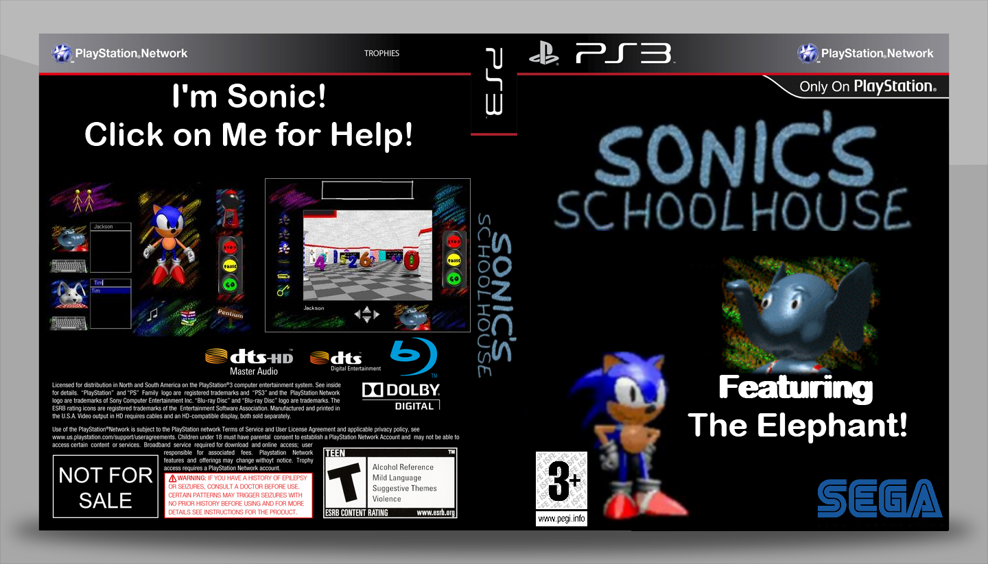 Sonic's Schoolhouse box cover