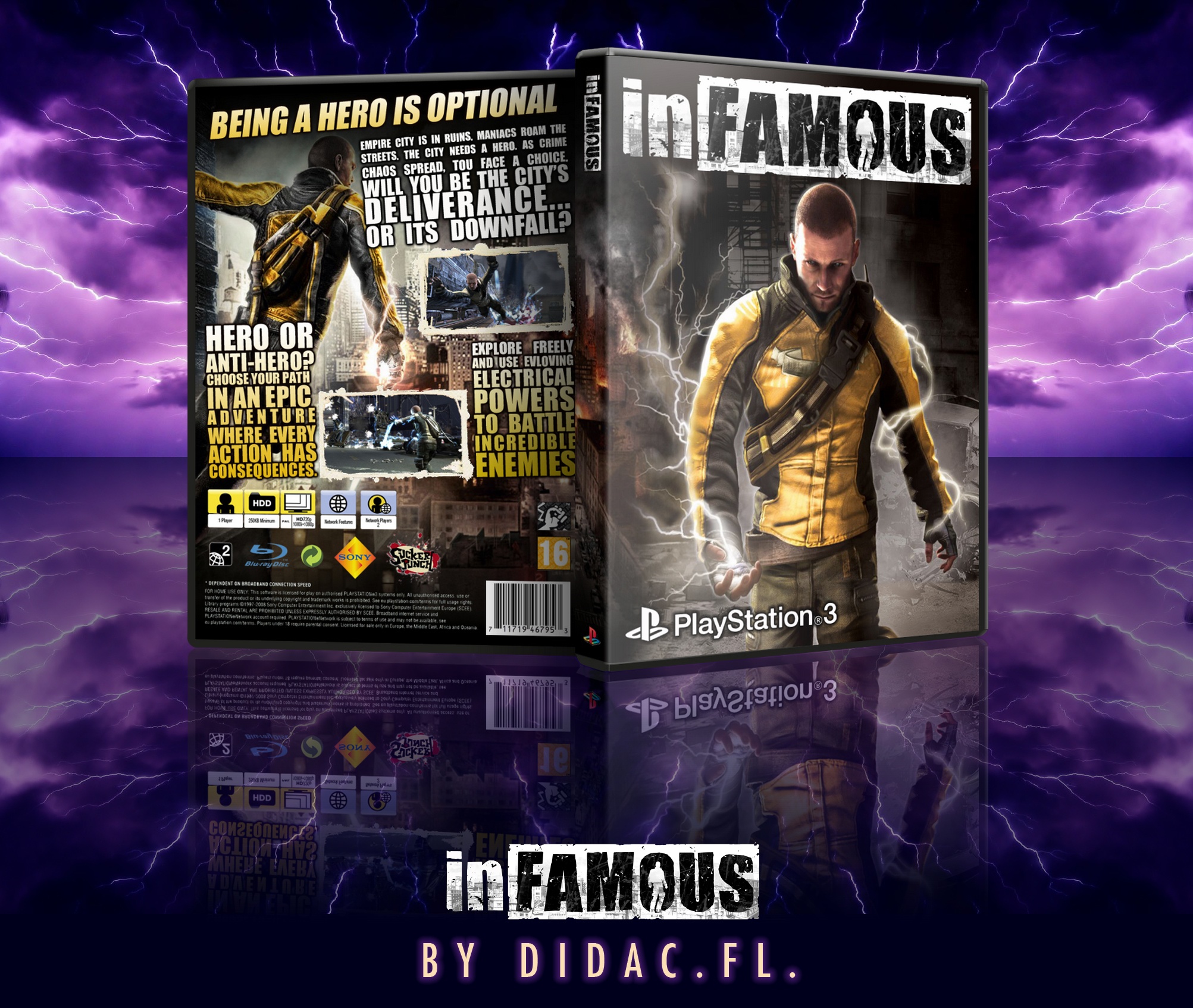 inFAMOUS box cover