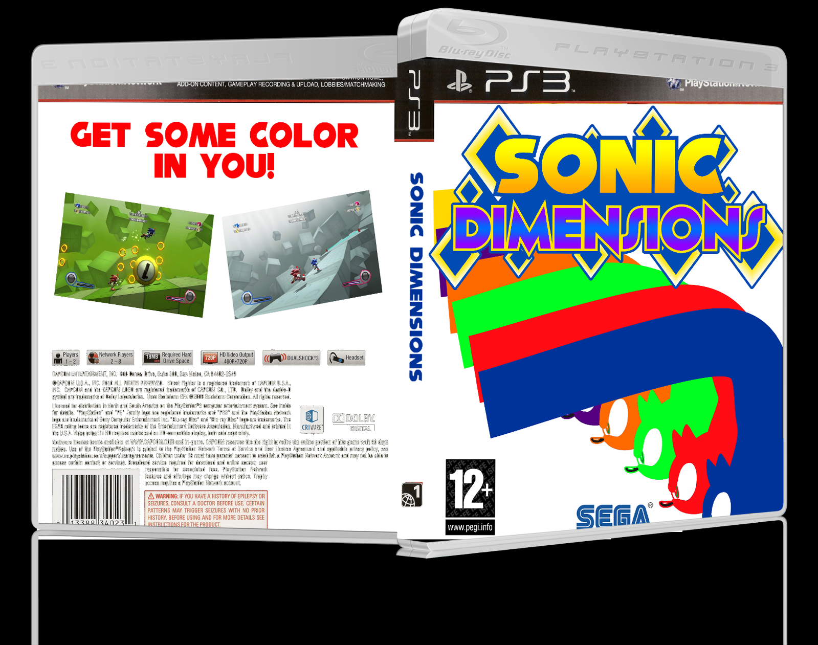 sonic dimensions 3d fan game