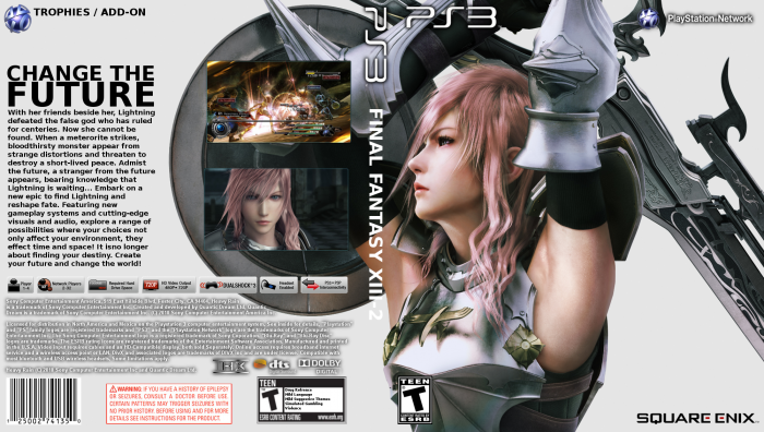 Final Fantasy XIII - 2 box art cover