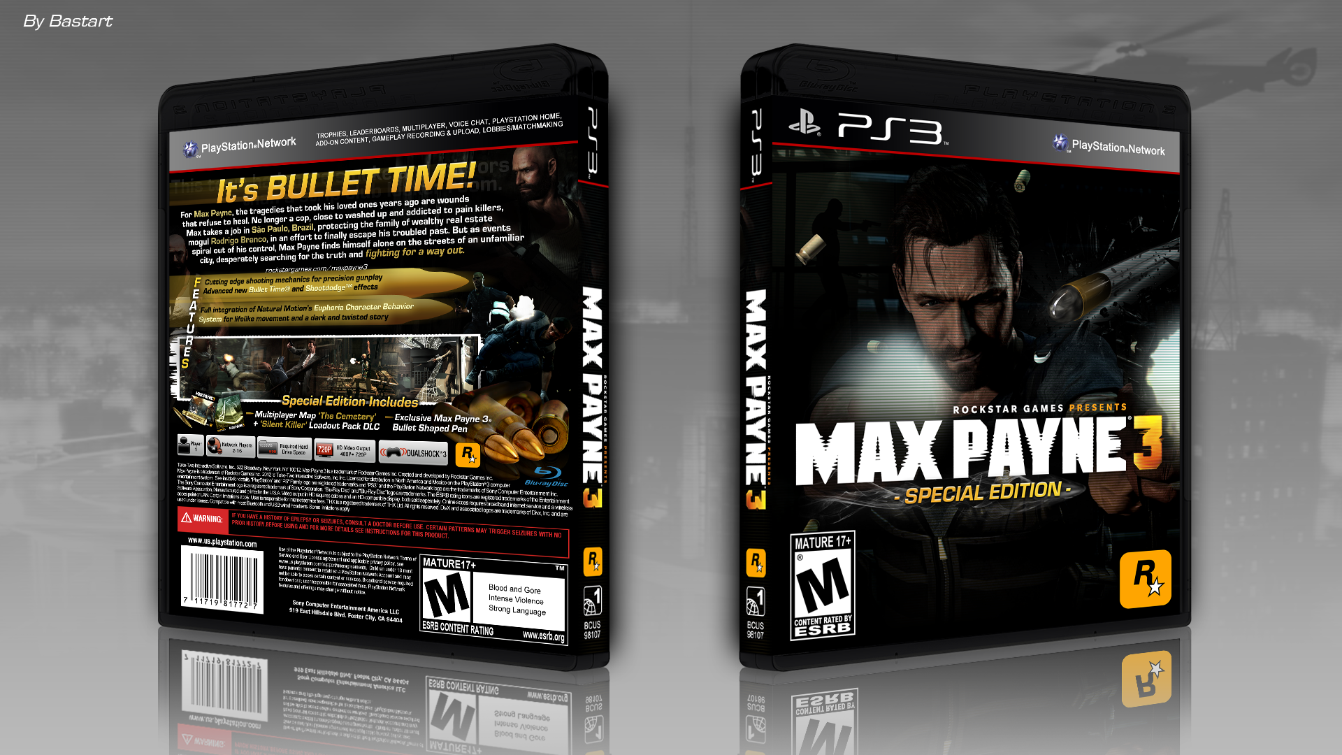 Call of Duty: Advanced Warfare Digital Pro Ed PC Box Art Cover by Max Payne  3