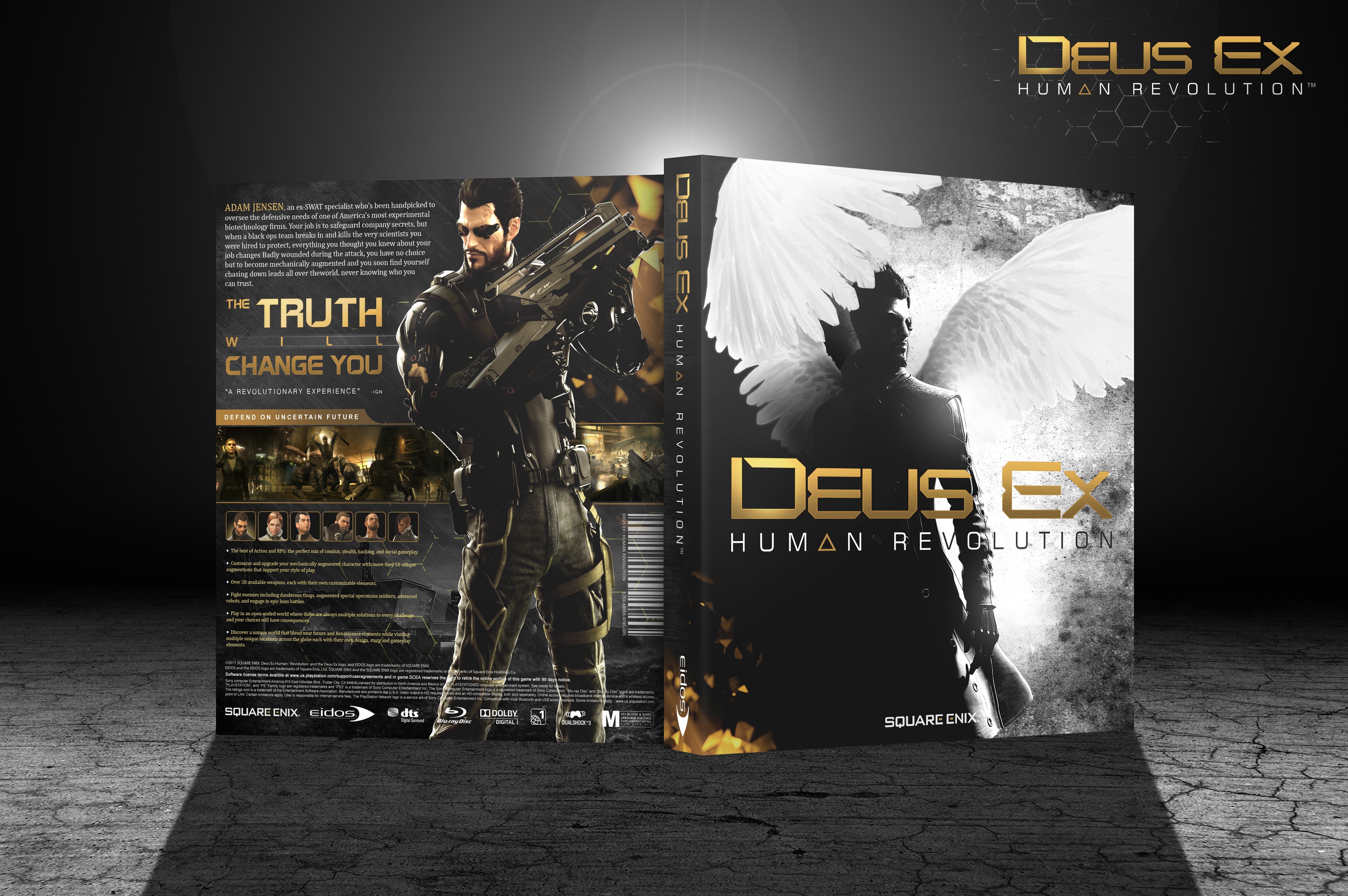 Deus Ex: Human Revolution box cover