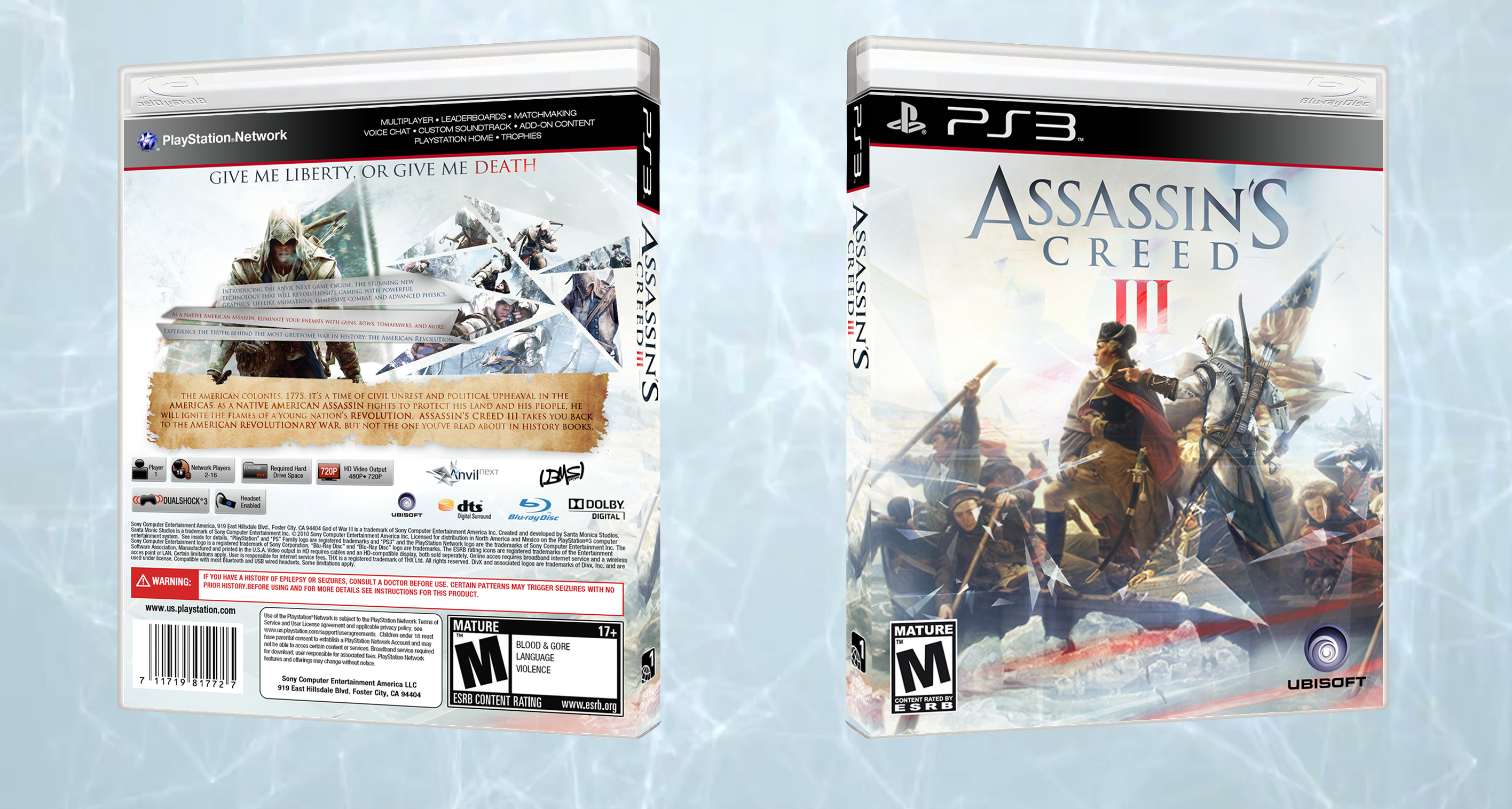 Assassin's Creed III box cover