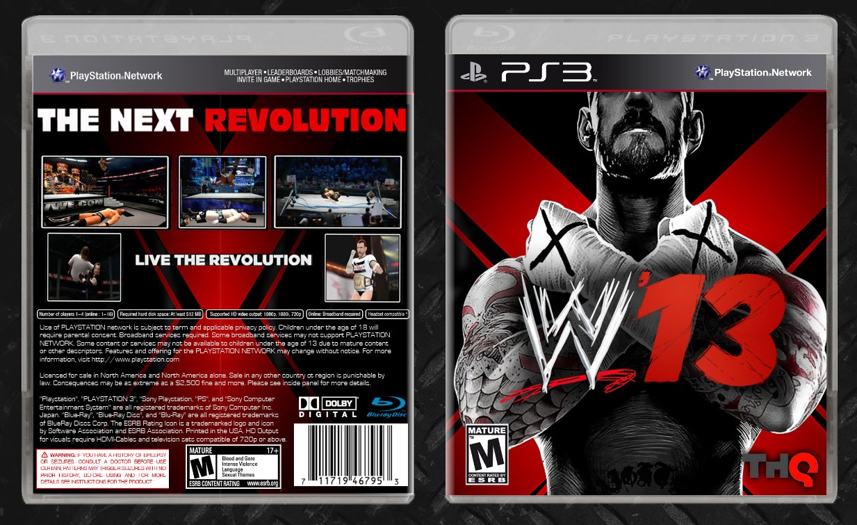 WWE '13 box cover