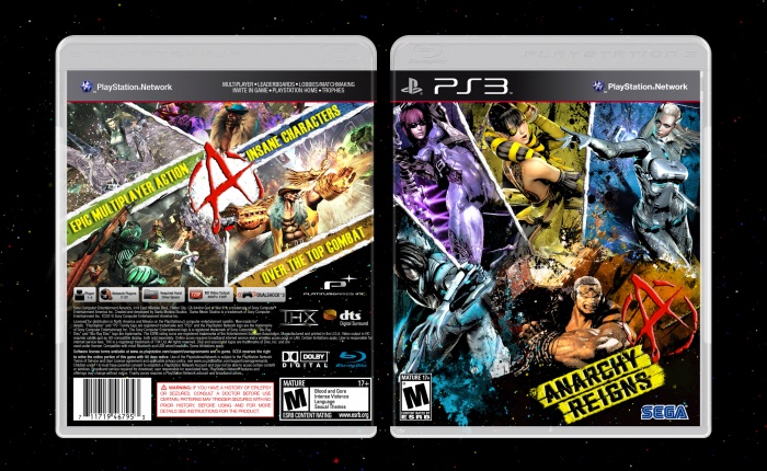 Anarchy Reigns box art cover