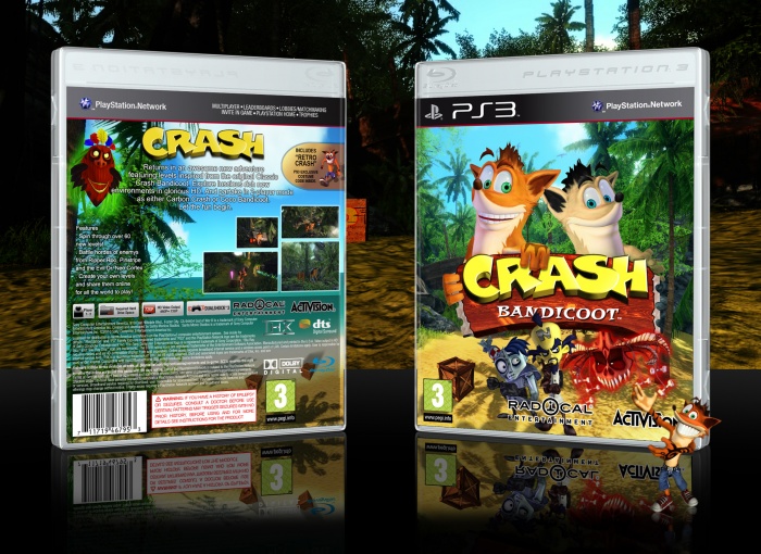 Twisted titel Plagen Crash Bandicoot PlayStation 3 Box Art Cover by jedi master adi