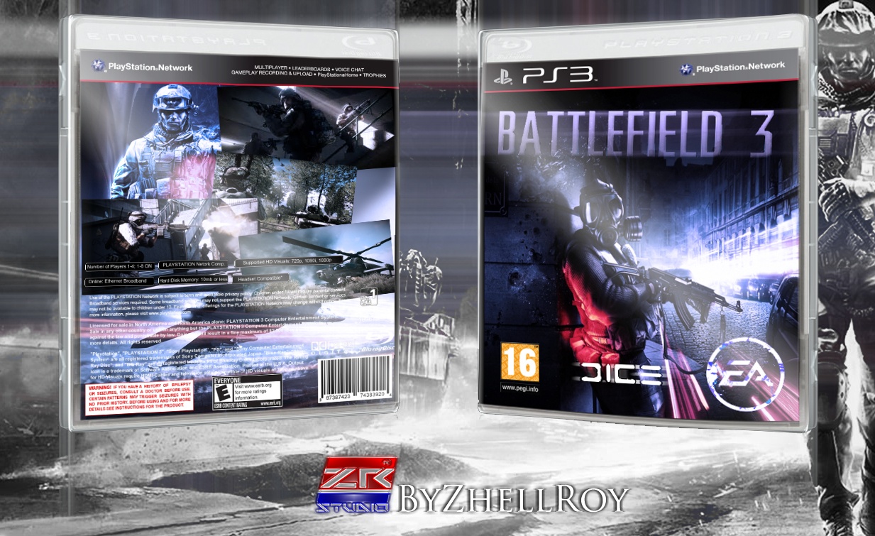 Viewing full size Battlefield 3 box cover