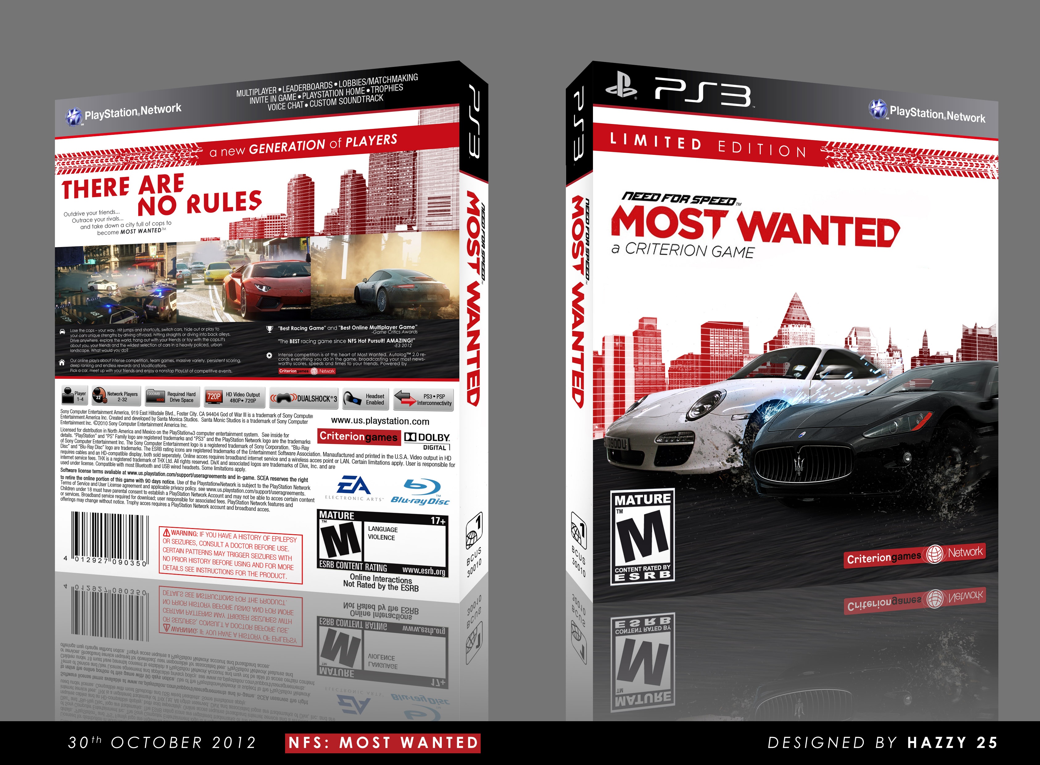 Need For Speed : Most Wanted box cover