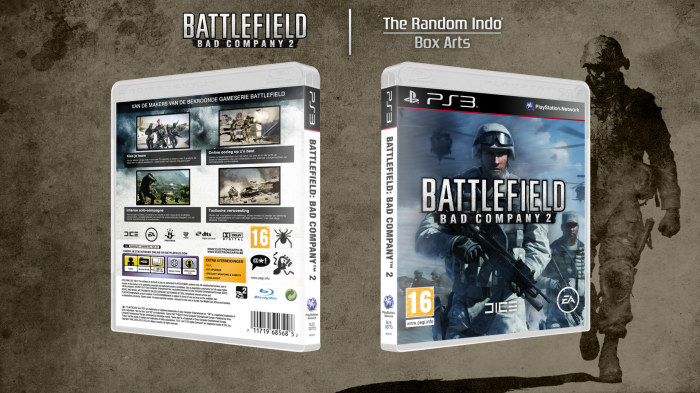 Battlefield: Company PlayStation 3 Box Art Cover TheRandomIndo