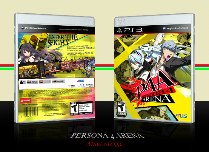 Persona 4 Arena box art cover