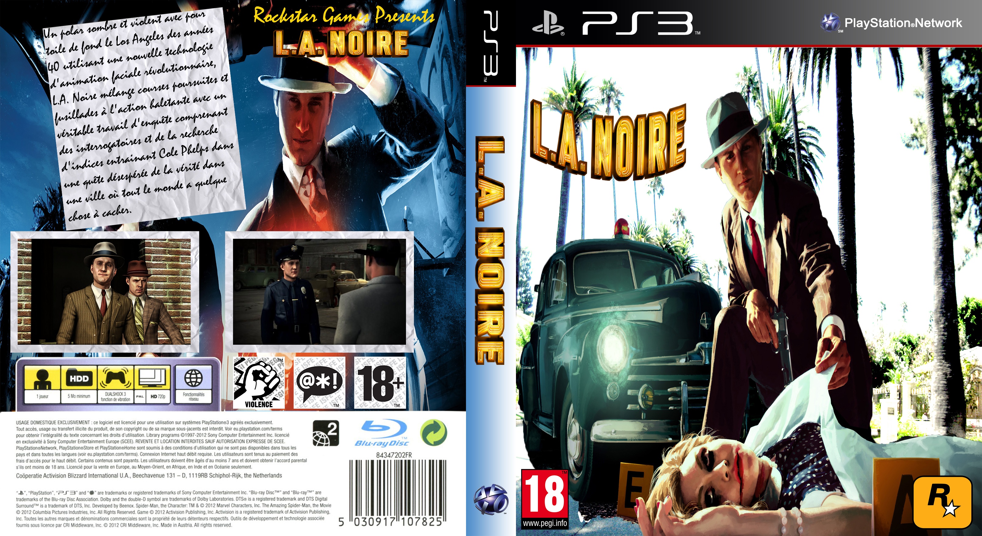 L.A Noire box cover