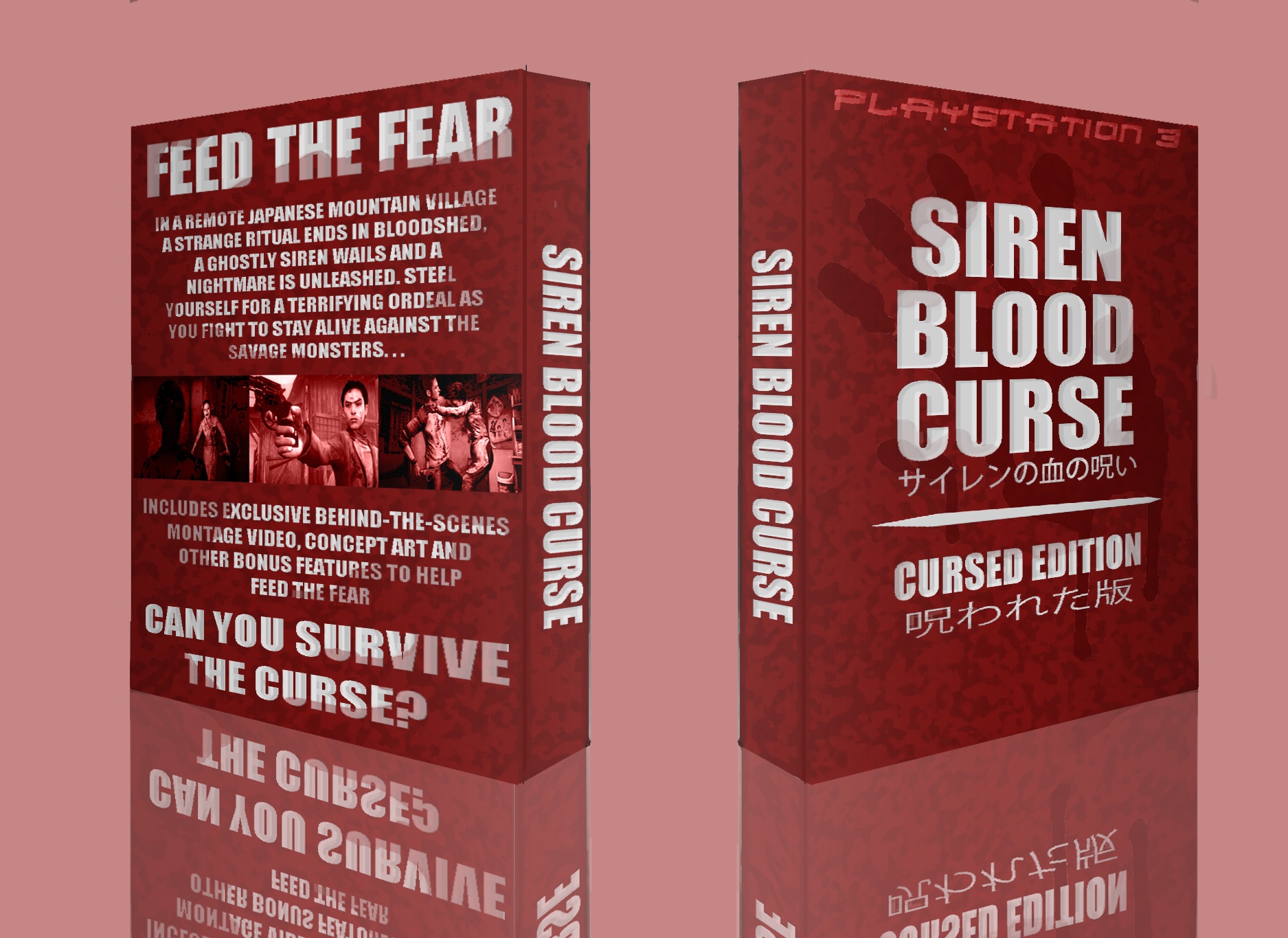Siren 3 new translation (blood curse) box cover