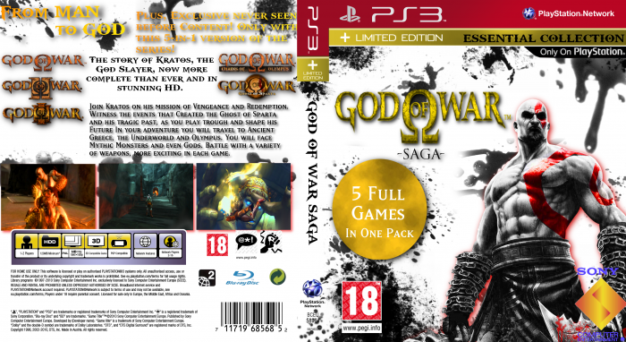 God of War Saga box art cover