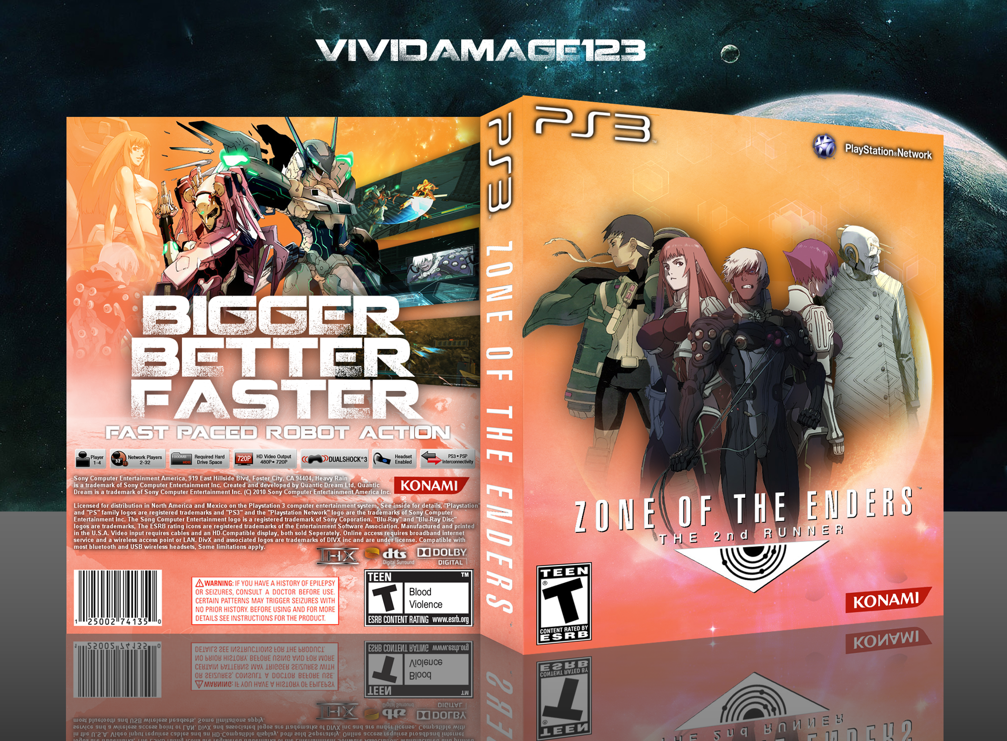 Zone of the Enders: The 2nd Runner box cover