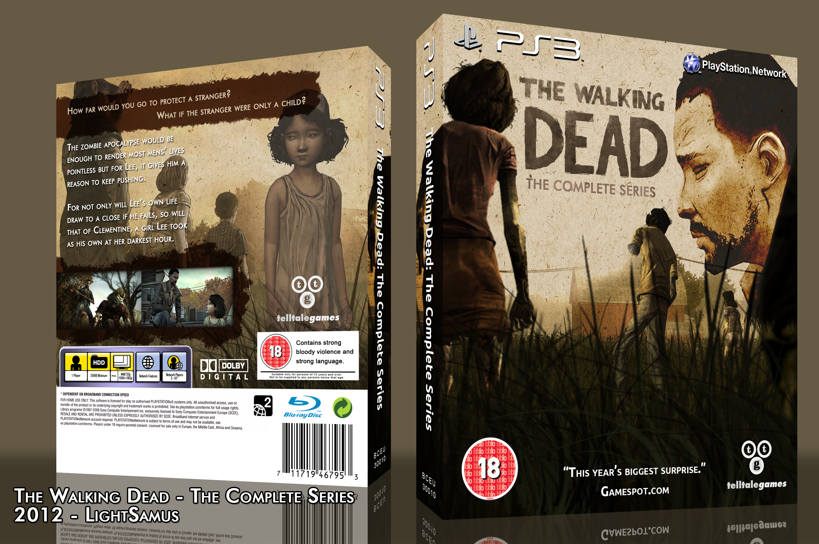  The Walking Dead - Playstation 3 : Video Games