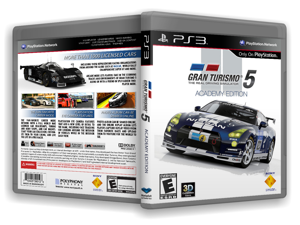 Gran Turismo 5 PlayStation 3 Box Art Cover by XboxFan23