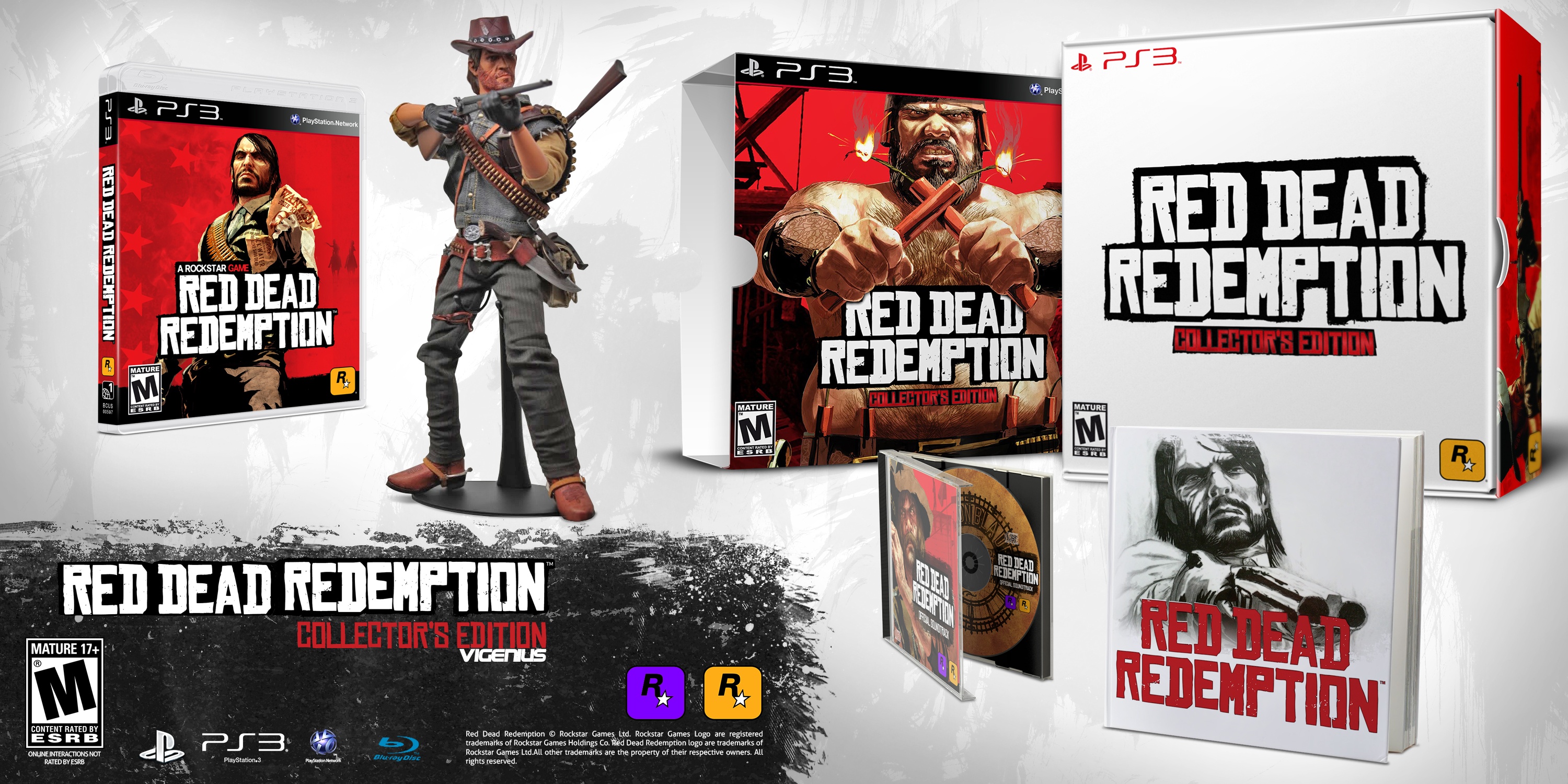 Dead Redemption Collector's Edition PlayStation 3 Box Art Cover Vigenius
