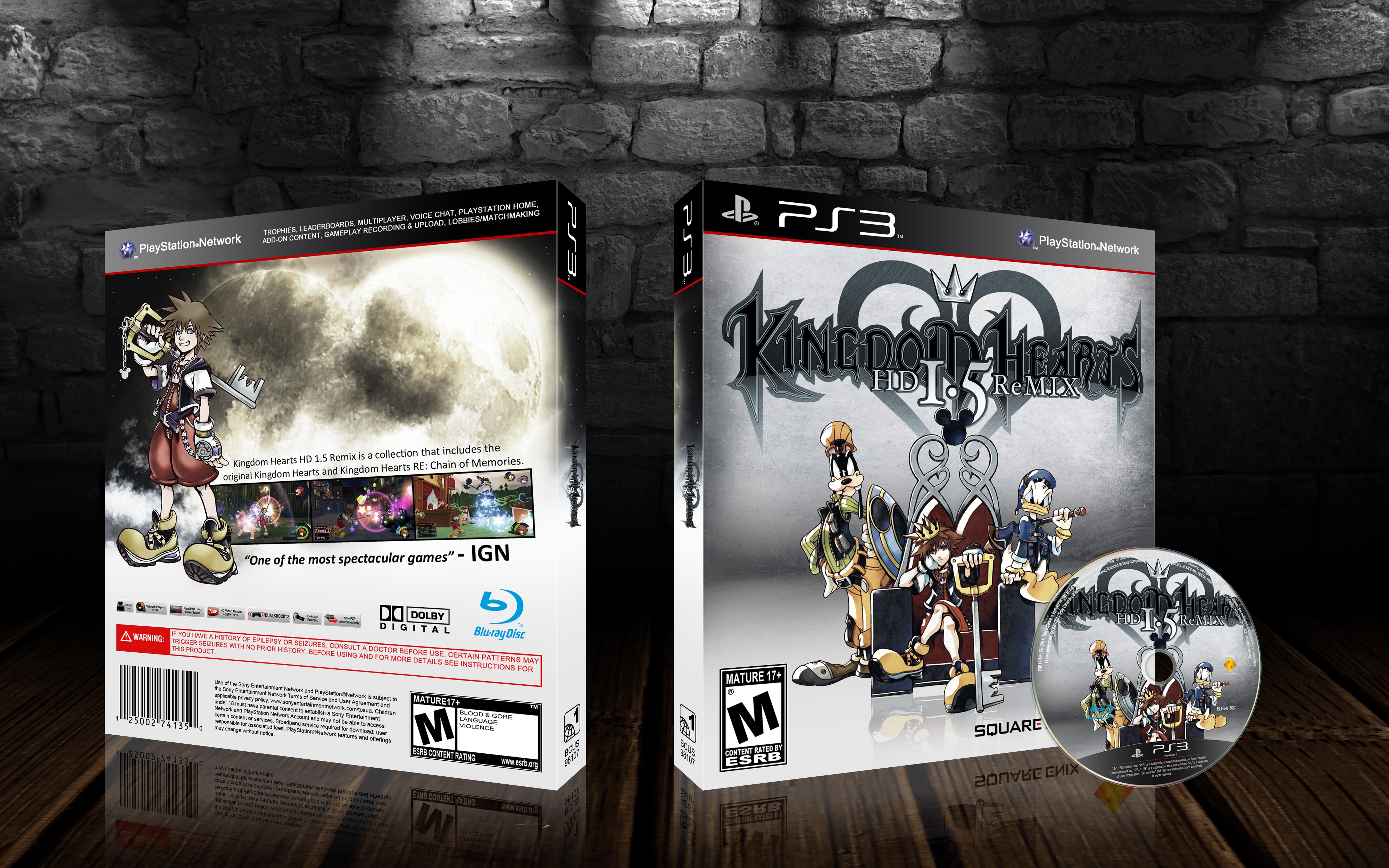 Kingdom Hearts 1.5 HD Remix box cover