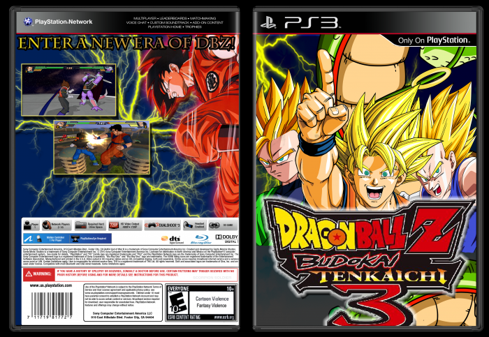 Kan weerstaan Verbergen afstand Dragon Ball Z Budokai Tenkaichi 3 PlayStation 3 Box Art Cover by  RebornSonic67