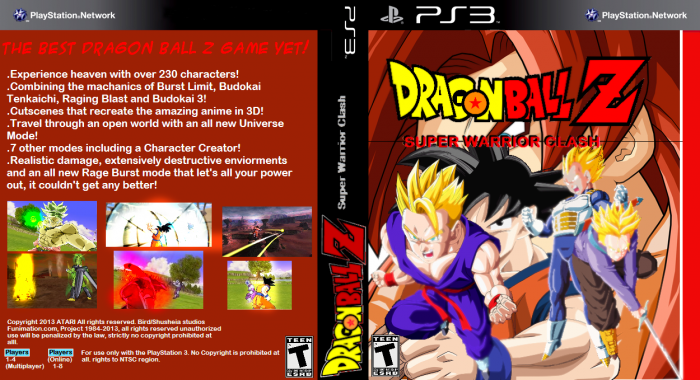 Dragon Ball Z Super Warrior Clash box art cover